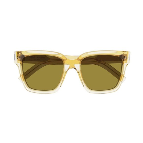 NEW SL507 005 SAINT LAURENT SUNGLASSES YELLOW UNISEX EYEWEAR SL 507 005 - Picture 3 of 4